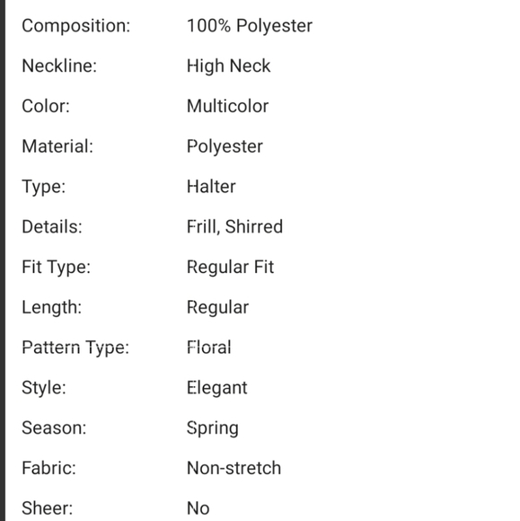 Final sale NEW 💐🌺High neck, multicolor top💐🌺 - Picture 5 of 5